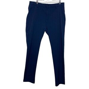 Zyia Active Pants Men Size Large Blue Nylon Performance Stretch Gorpcore Tapered